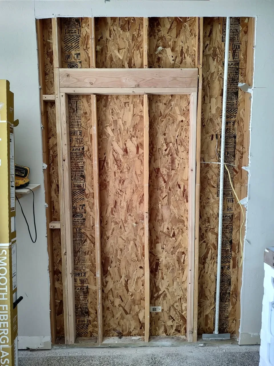 Boat garage being converted to a casita by One Stop Construction in Southern Utah